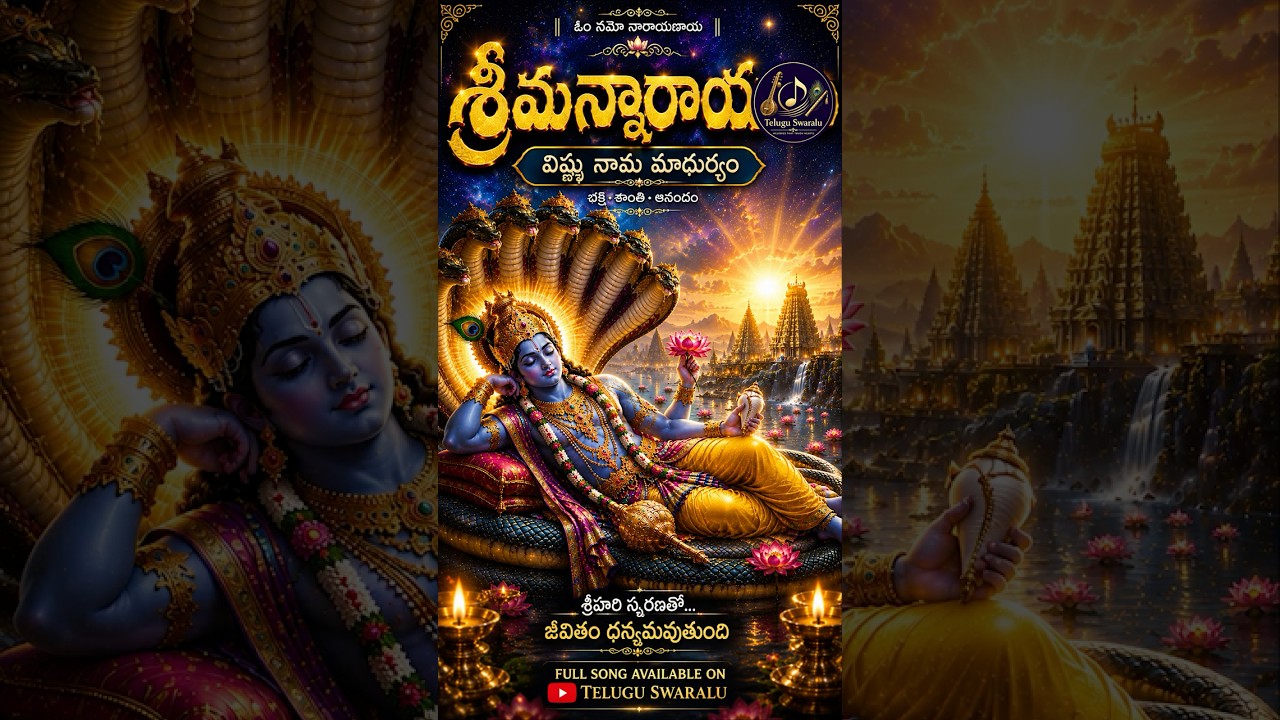 Powerful Lord Vishnu Darshan 🙏 | Sri Mannarayana | Govinda | Telugu Devotional #Shorts