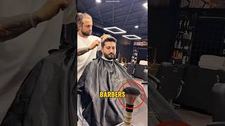 This Guy Kept Visiting the Barber Just for the Face Brush