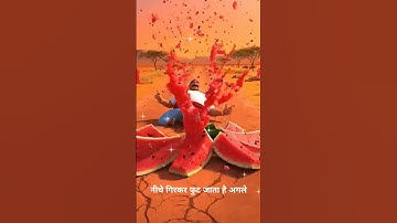 Rhino saves watermelon plants from drying out by watering them#ai #plants#save#water