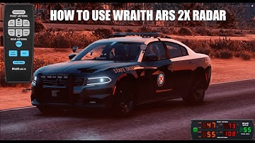 How to use Wraith ARS 2X Radar 2022 (FiveM)