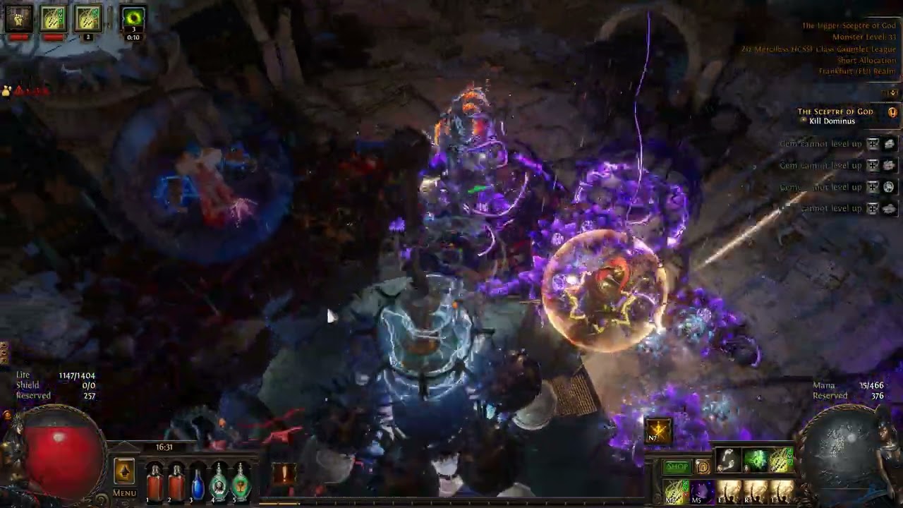 POE 3.26 - Ziz Merciless HCSSF Class Gauntlet League - ACT3 - Dominus