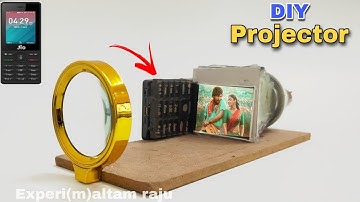 How to Make mobile Projector at home | Smartphone projector