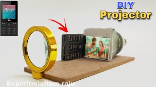 How to Make mobile Projector at home | Smartphone projector