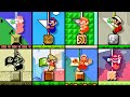 EVOLUTION of MARIO HITTING THE FLAG in Super Mario 