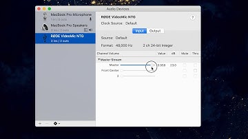 2020 RØDE VideoMic NTG USB Mac Gain Control
