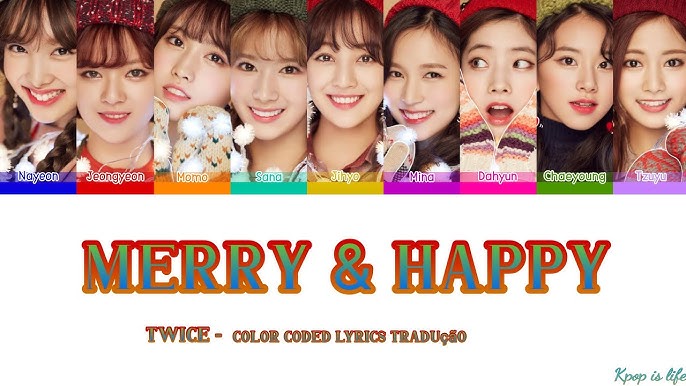 TWICE - My headphone on (Headphone 써) Color Coded lyrics tradução 