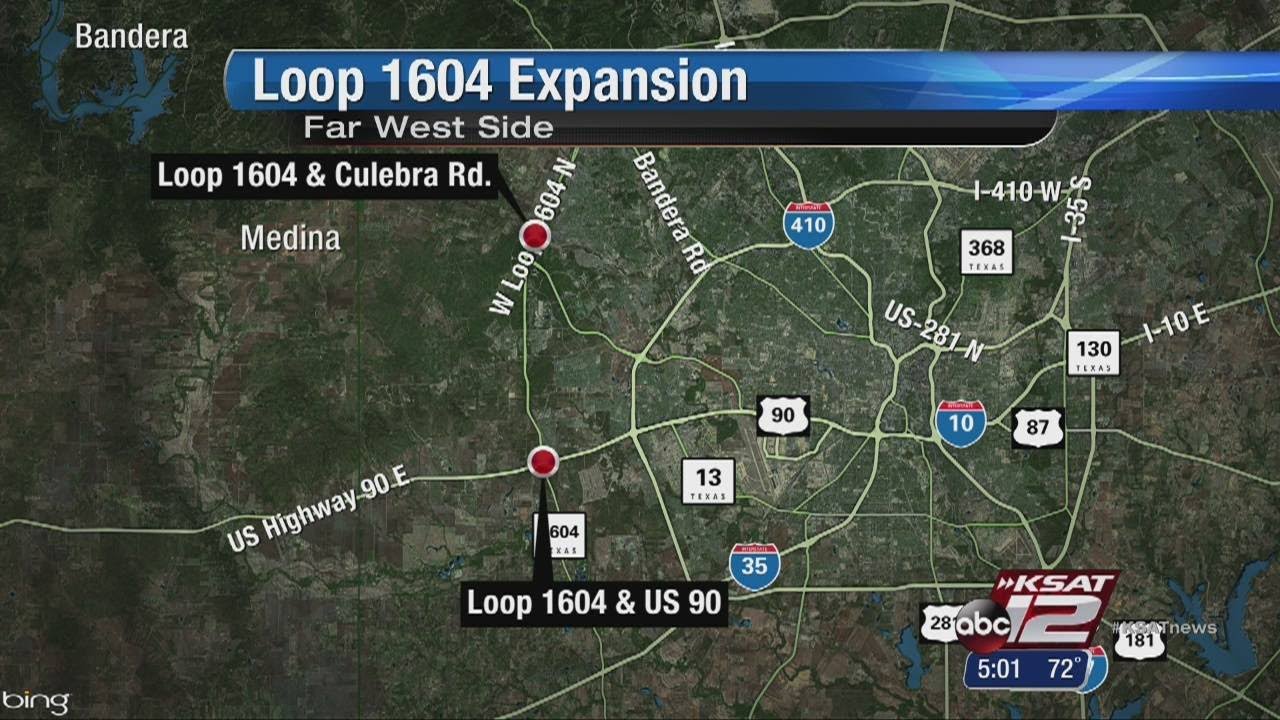 Bexar commissioners approve $52 million for Loop 1604 expansion