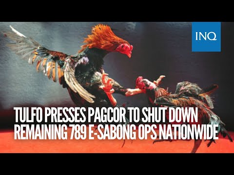 Tulfo presses Pagcor to shut down remaining 789 e-sabong ops nationwide