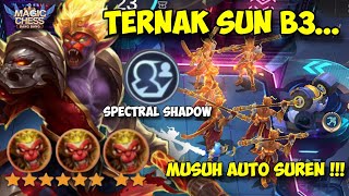 TERNAK SUN BINTANG 3 !! RUNE SPECTRAL SHADOW MAGIC CRYSTAL !! COMBO MAGIC CHESS MOBILE LEGENDS 2024