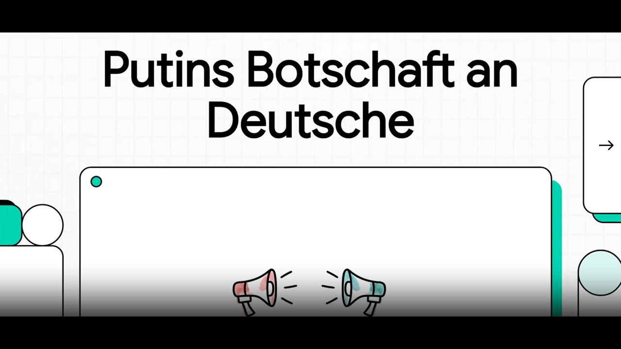 Putins Botschaft an Deutsche