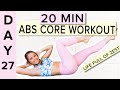 20 MIN TOTAL CORE AB PILATES WORKOUT (At Home No Equipment)