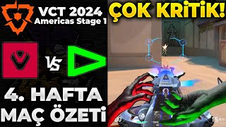 Sentinels vs LOUD MAÇ ÖZETİ | VALORANT 2024 Americas Stage 1 - 4. HAFTA