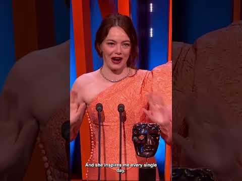 Emma Stone thanks her mom during BAFTA's acceptance speech and it might make you cry