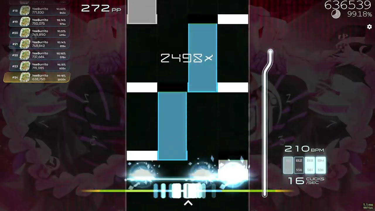 osu!mania | Team Grimoire - C18H27NO3(extend) | FULL COMBO 99.19%