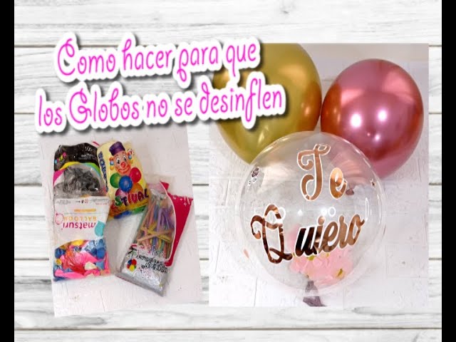 Cuánto tarda un globo de helio en desinflarse si no lo revientas?