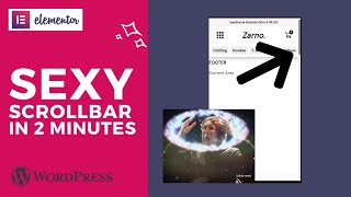 Celebrity [ELEMENTOR] Customize Scroll Bar in JUST 2 MINUTES Profile