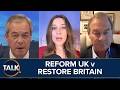 Ref:TyvyzSS6HaY  reform is over  | nigel farage and rupert lowe clash over britain s future