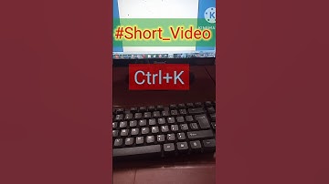 Insert - Hyper Link  in MS Office 🙉👉 press -- Ctrl+K 🌷🌷 # computer shortcut  key #mp_patwari_gk 👍👍