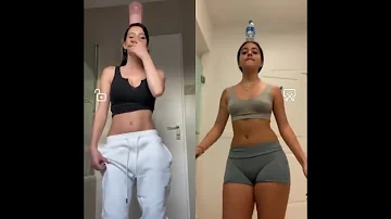 Sexy belly dancers Malu Trevejo and Lea Elui Ginet👯 HD