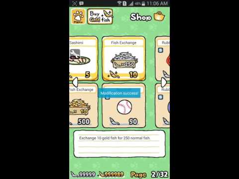 Hack neko atsume (root needed)