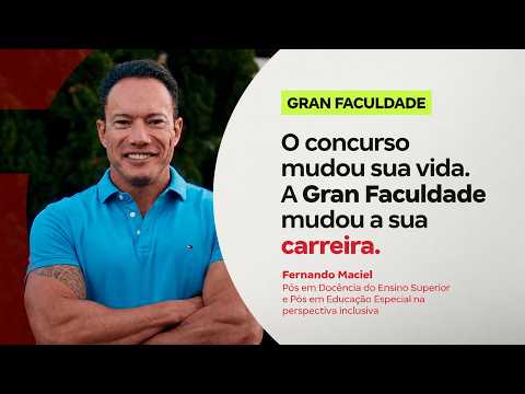Fernando Maciel became a Prosecutor and reached the top of his career with Gran Faculdade