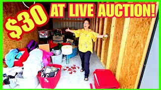 I Bought An Abandoned Storage Unit At A Live Auction For $30!