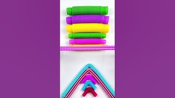 Satisfying Relax Sounds - POP TUBE Relax Voicing #66 #ASMR #satisfying #shorts #asmrsounds