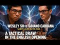 Wesley So vs Fabiano Caruana | Saint Louis Blitz 2025 | A Tactical Draw in the English Opening