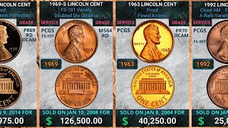 Most Valuable Lincoln Cents ( Memorial Reverse ) 1959 - 2008 | Sold at Heritage Auctions