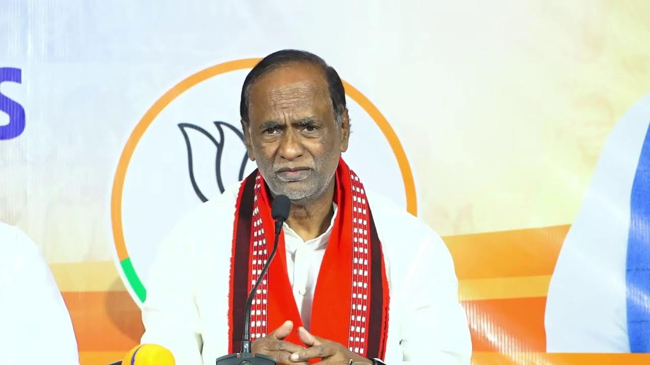LIVE:BJP OBC Morcha National President Dr. K Laxman Press Meet || BJP