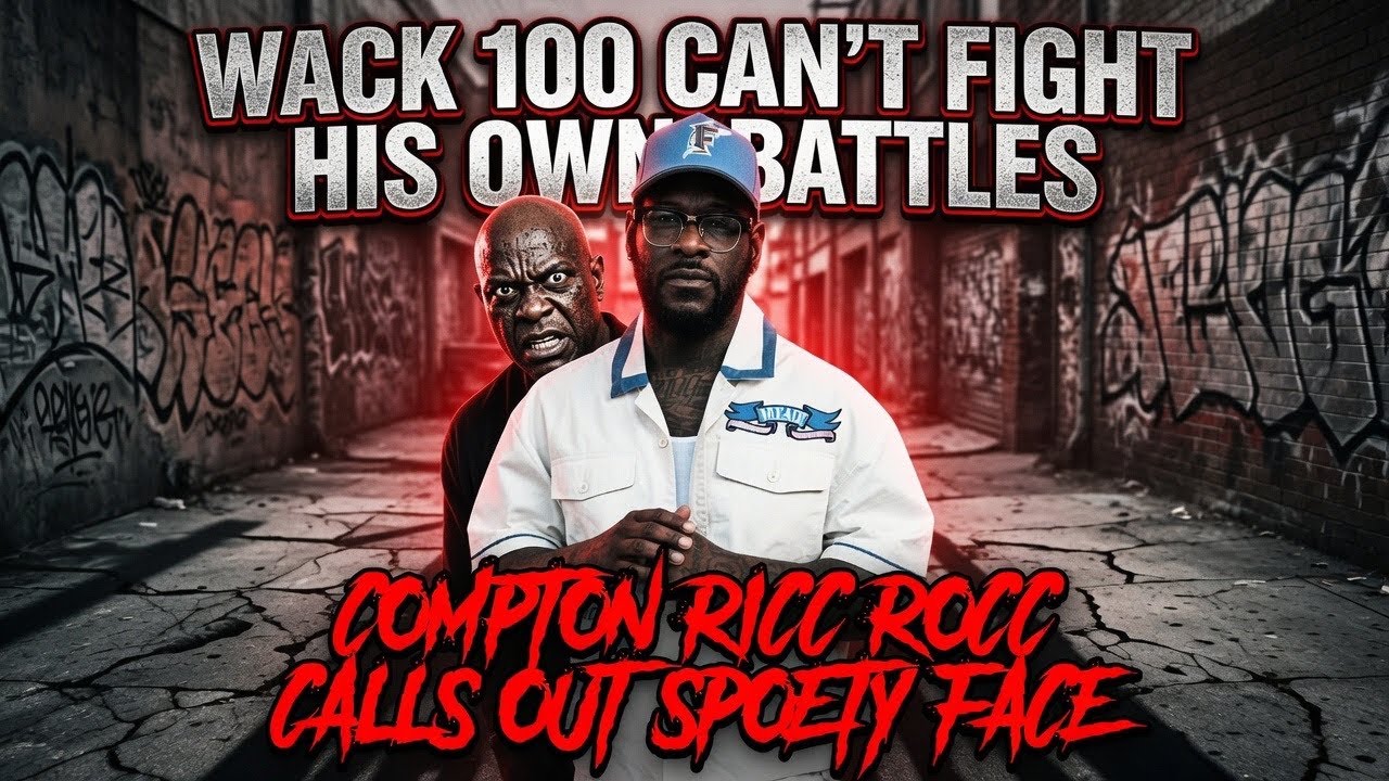 COMPTON RICC ROCC CALLS SPOETY FACE A BUSTER: LETS LINE UP IT UP ILL ...