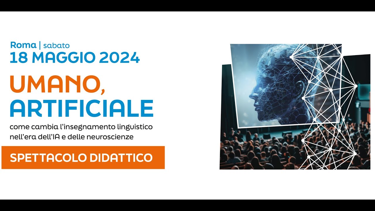 L'introduzione dello spettacolo didattico per insegnanti di italiano L2/Ls "UMANO, ARTIFICIALE"