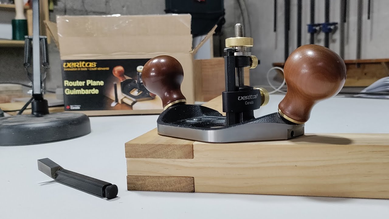 Veritas Router Plane/Guimbarda: Unboxing, afilado, configuración y ...