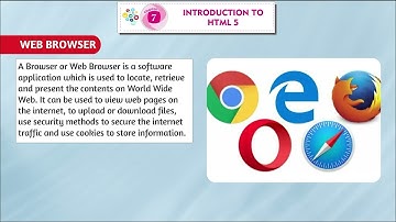 Ch 7 | Gems Educational | Computer | Class 7 | Introduction to HTML 5 | For children