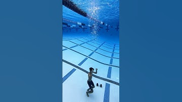 Thumbnail of 12 Year Old Bobbing In 13 Feet Deep Swimming Pool | Morning Dive Experience