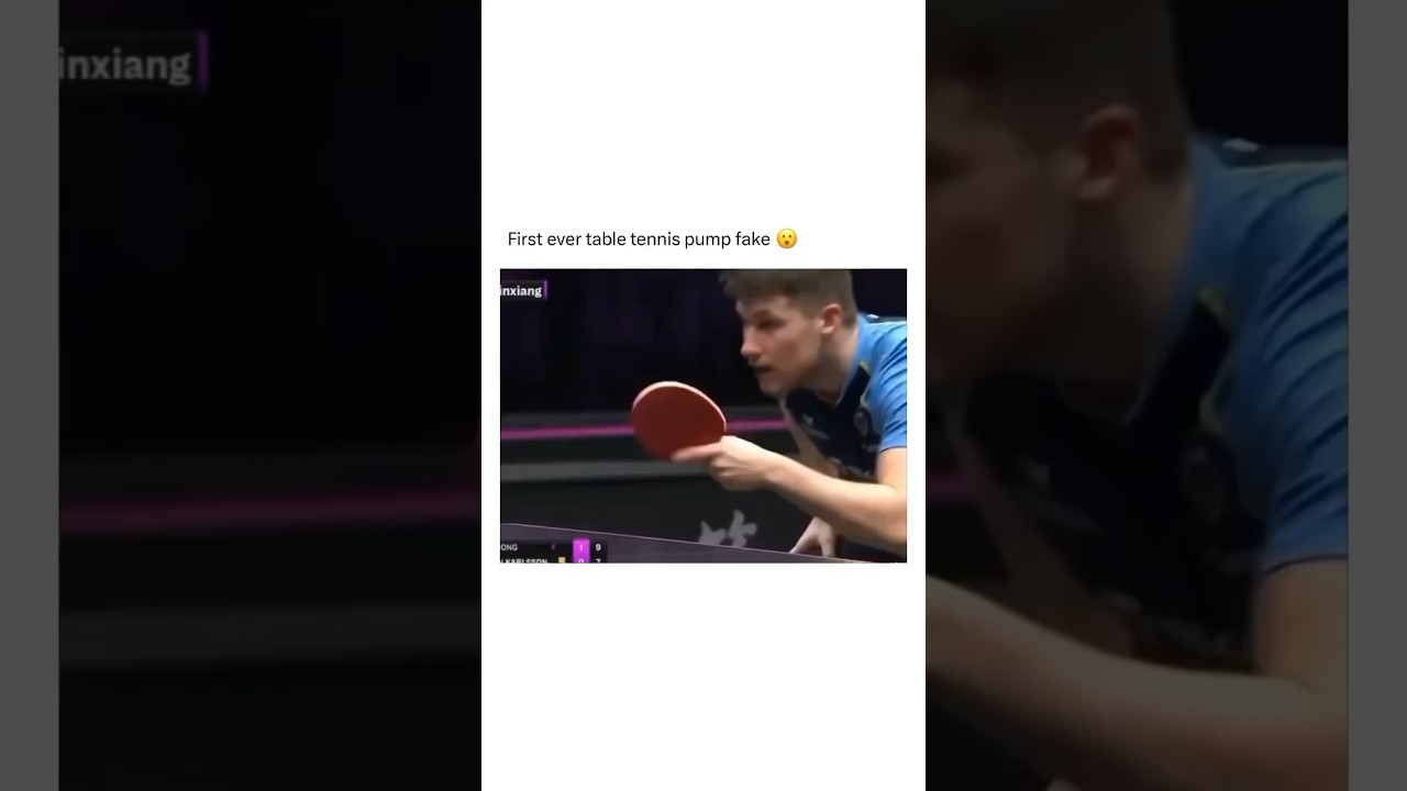 Table tennis pump fake