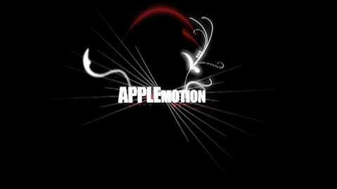 Apple Motion first project