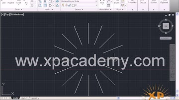 Polar array Command Use In AutoCAD 2013 Lecture in Urdu