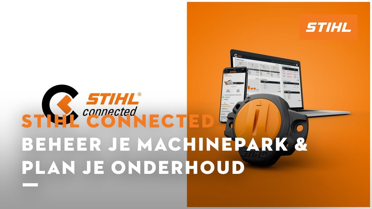 Beheer je machinepark en plan je onderhoud met STIHL connected