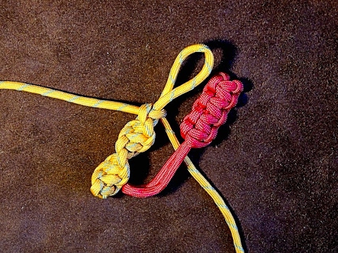 step by step tv show Portuguese Flat Sennit & Spiral Sennit - How to Make Zip Pull or Key Fob 🔔