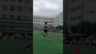 全国総合優勝の女子陸上部が体育祭の部対抗リレー走ると