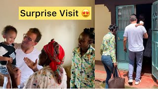 SURPRISING MY GRANDMA IN THE VILLAGE WITH MY FAMILY!! 🥹🥰