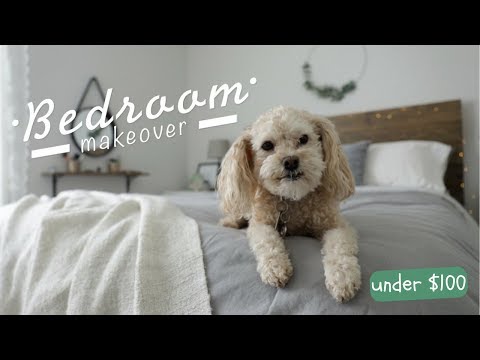 DIY BEDROOM MAKEOVER REVEAL! | Under $100!! DIY BEDROOM MAKEOVER REVEAL! | Under $100!!
