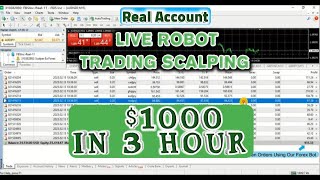 Best Forex Robot 2023 - Live Robot trading scalping - $1000 IN 3 Hour screenshot 1