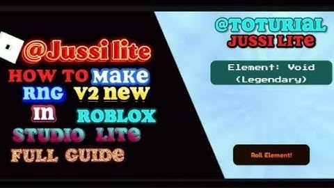 How to make New RNG in studio lite