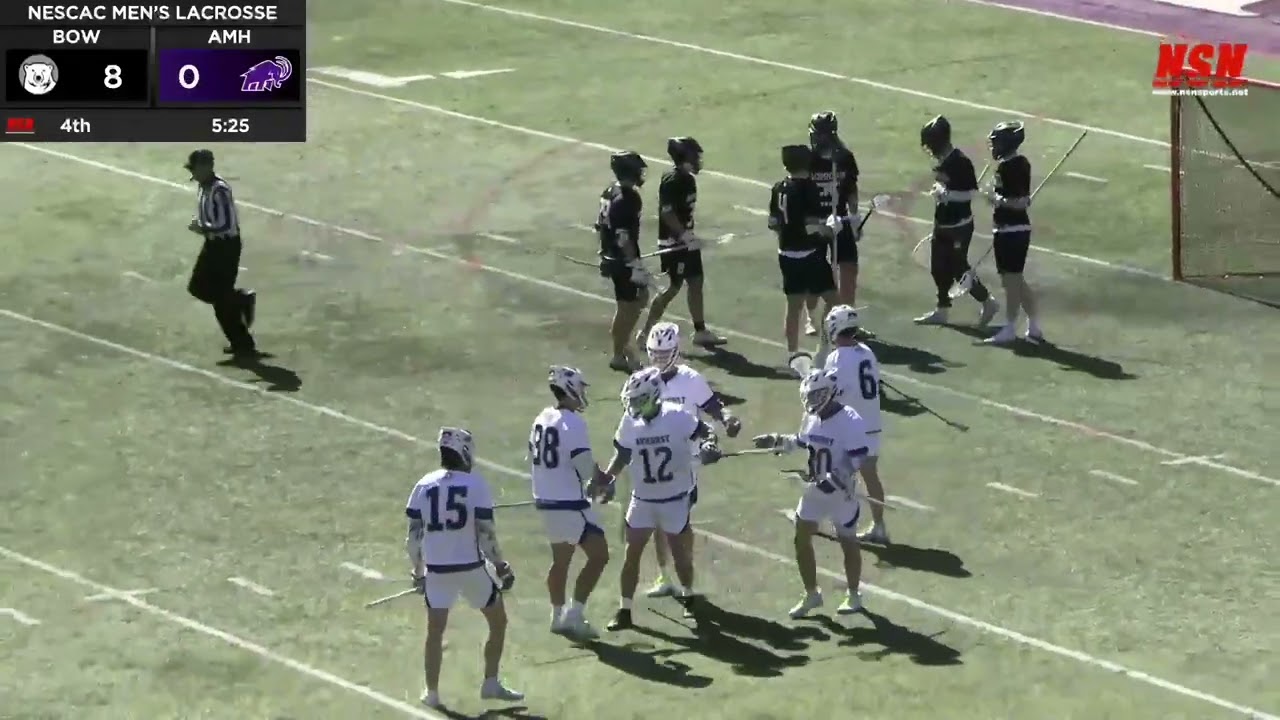 Men's Lacrosse: Amherst vs. Bowdoin Highlights (3/23/25)