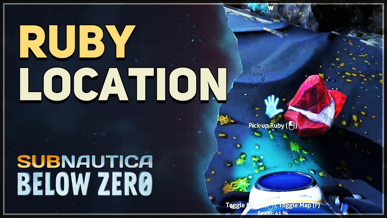 Ruby Location Subnautica Below Zero - YouTube