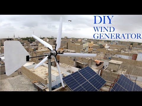 Building a Wind Generator using a Hoverboard