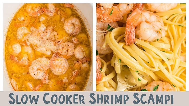 🦐Slow Cooker Shrimp Scampi