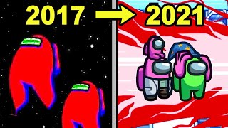 Evolution of Among Us 2017-2021